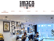 Tablet Screenshot of imagotattoo.com